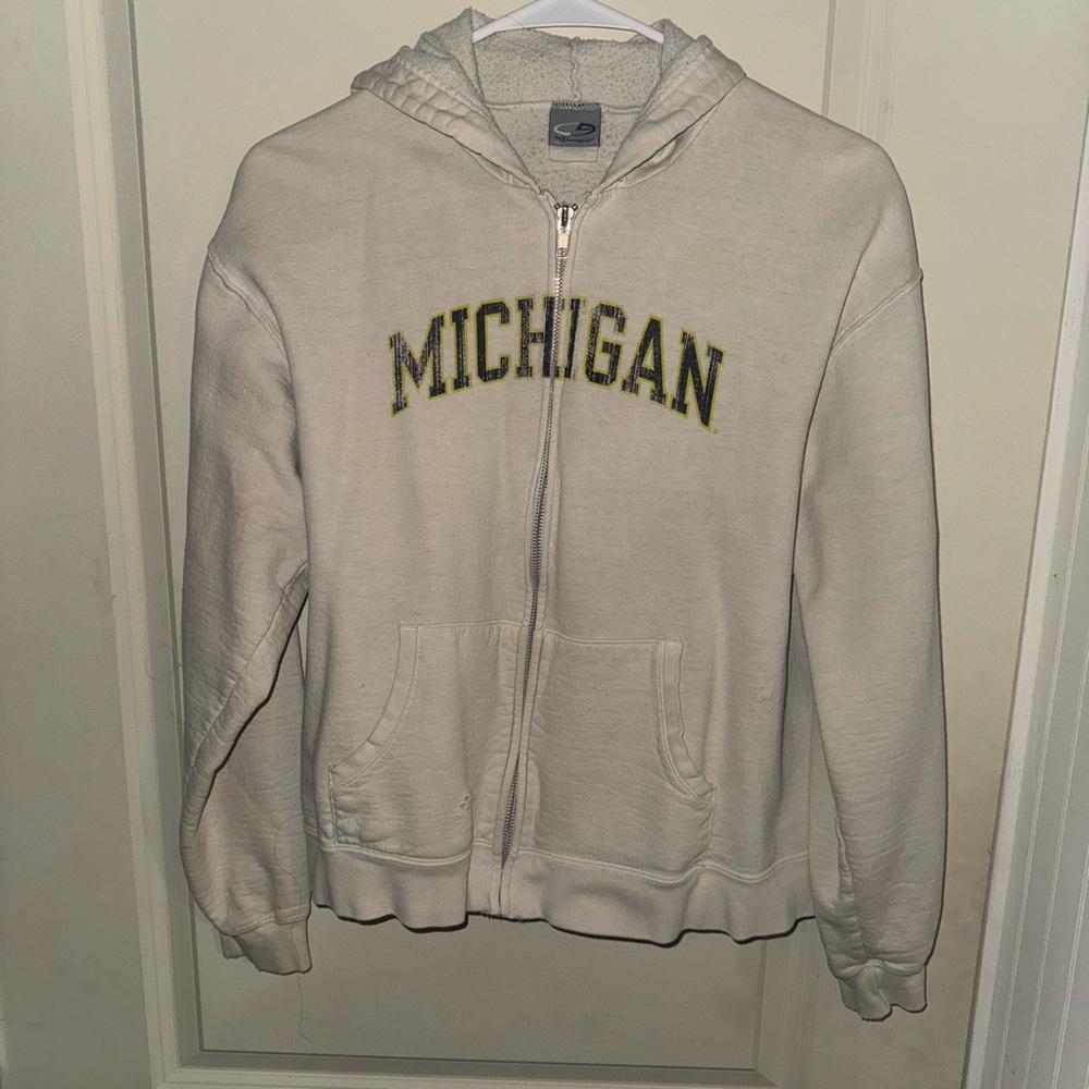 Champion Cream Michigan Women's Hoodie